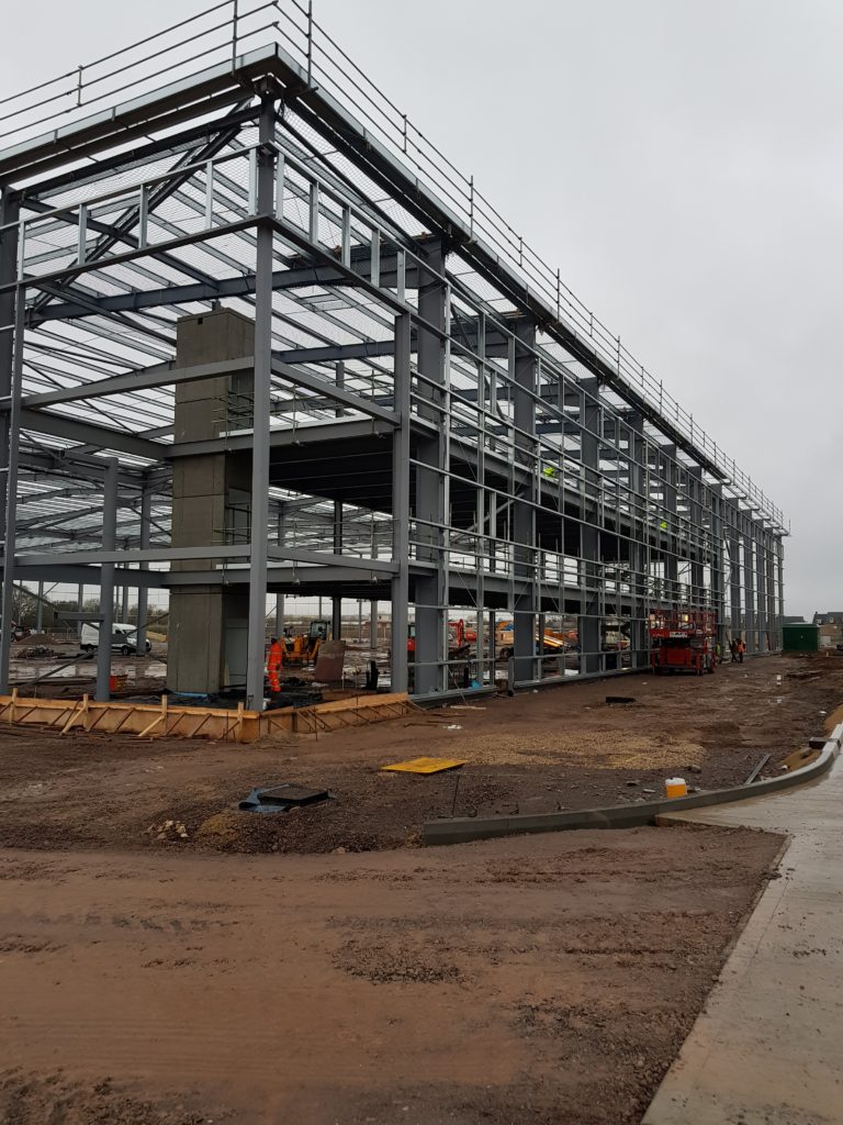 Plot 1A, Link 9 steelwork